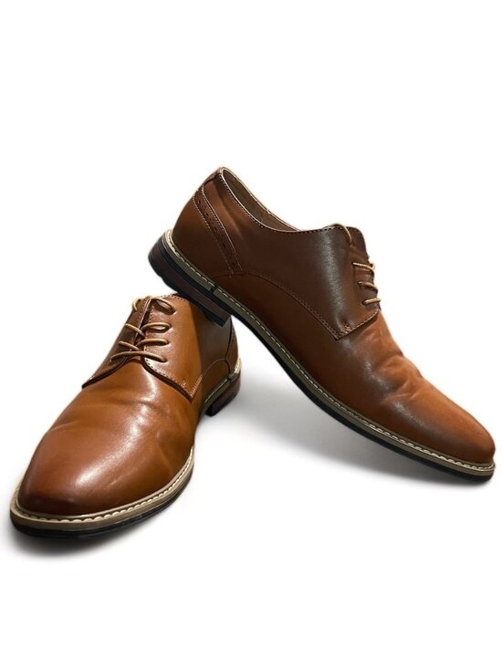 Decarsdz Other - Decarsdz Mens Brown Leather Oxford Dress Shoes Size 44 / US 11, New